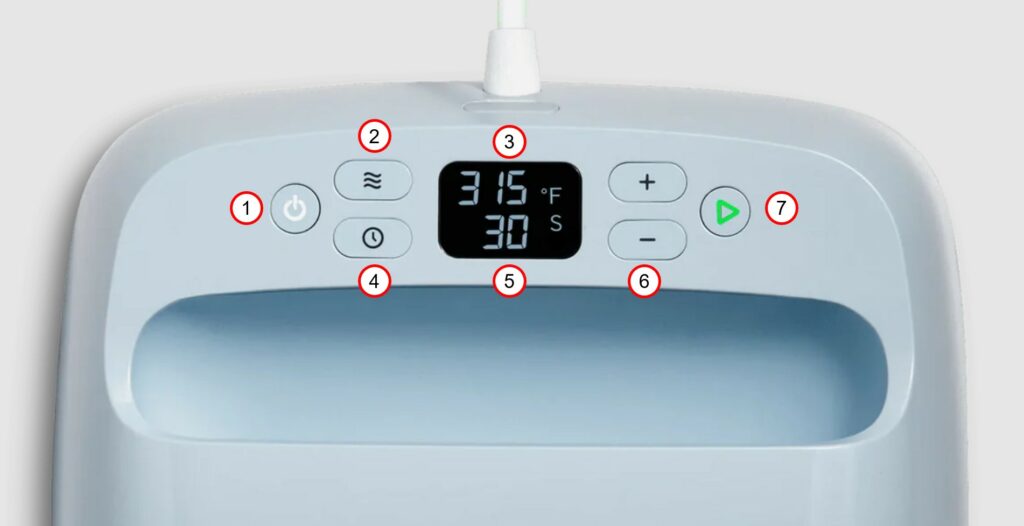 Cricut Press instruktioner.