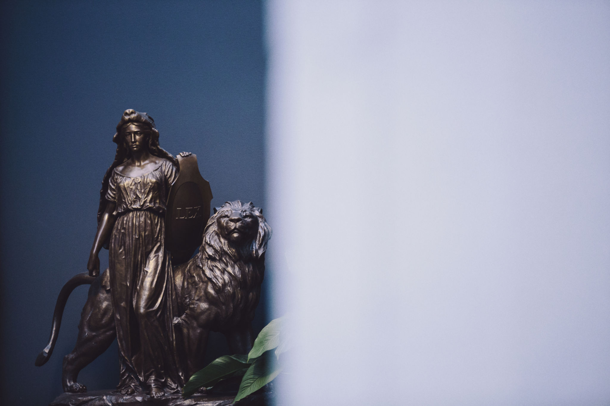 Justitia med lejonet