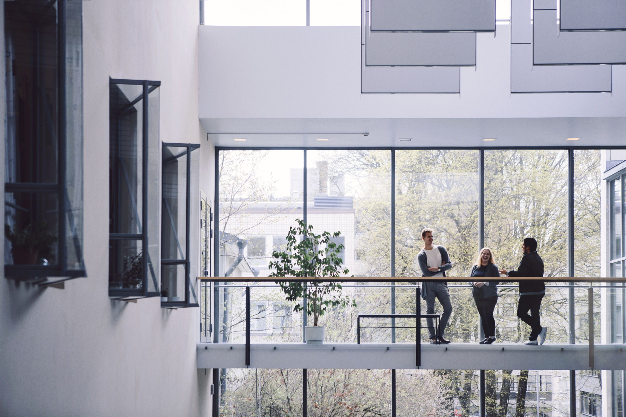 Studerande i Axelia.