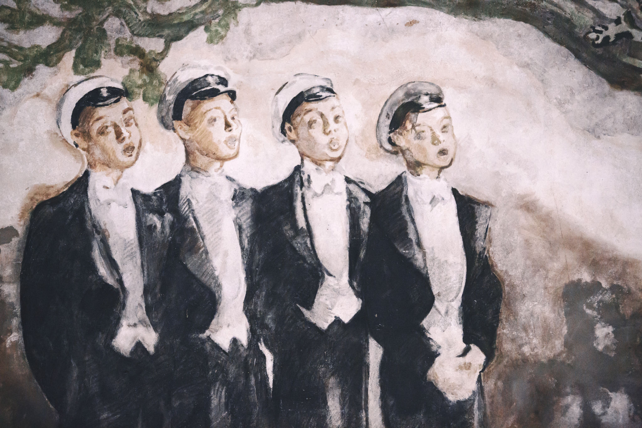 Kårens väggmålning.