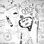 Tuschtavla med franska ord.