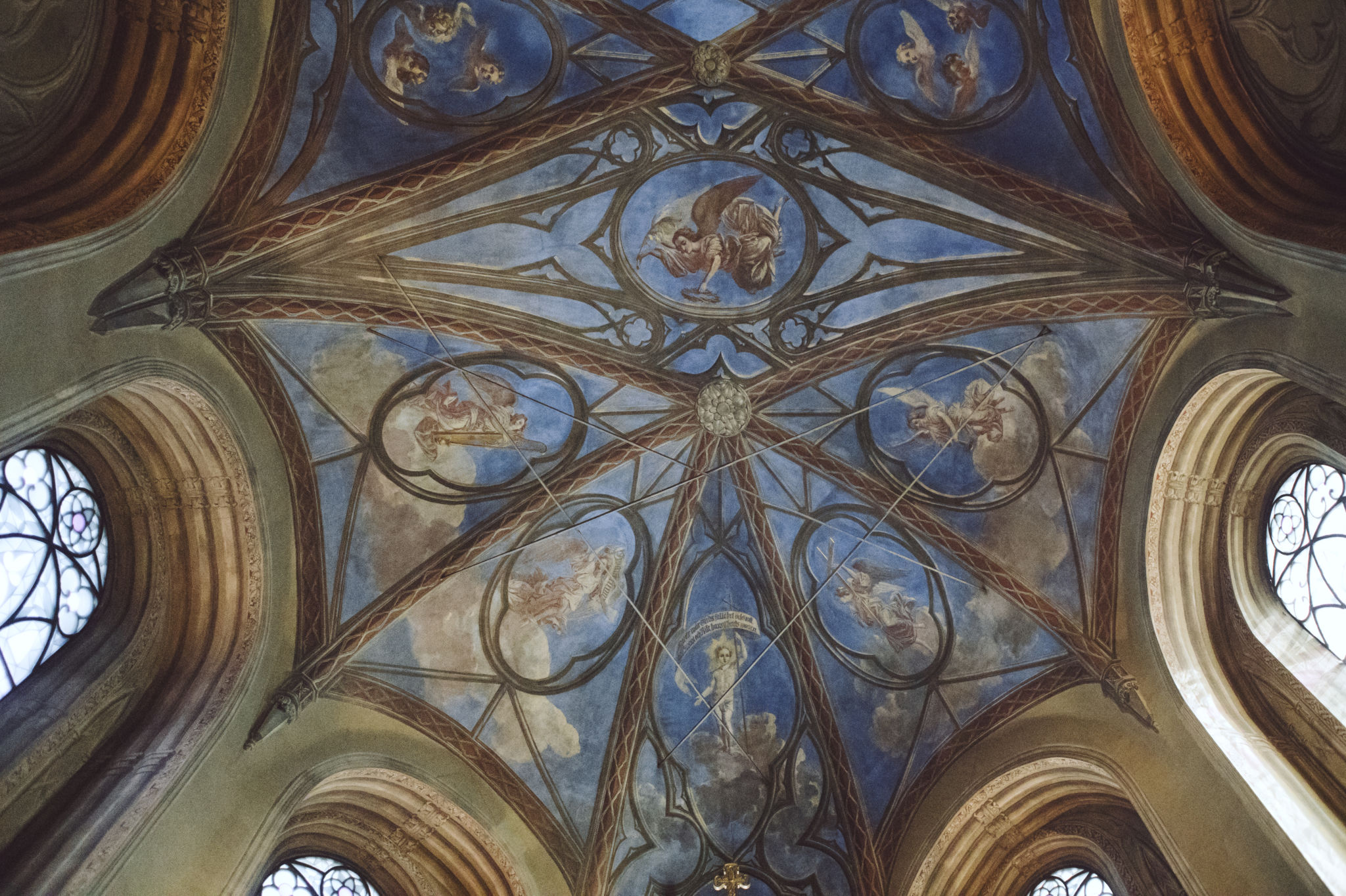 Takmålning i Åbo domkyrka.