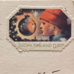 Finskt julfrimärke från 2015.