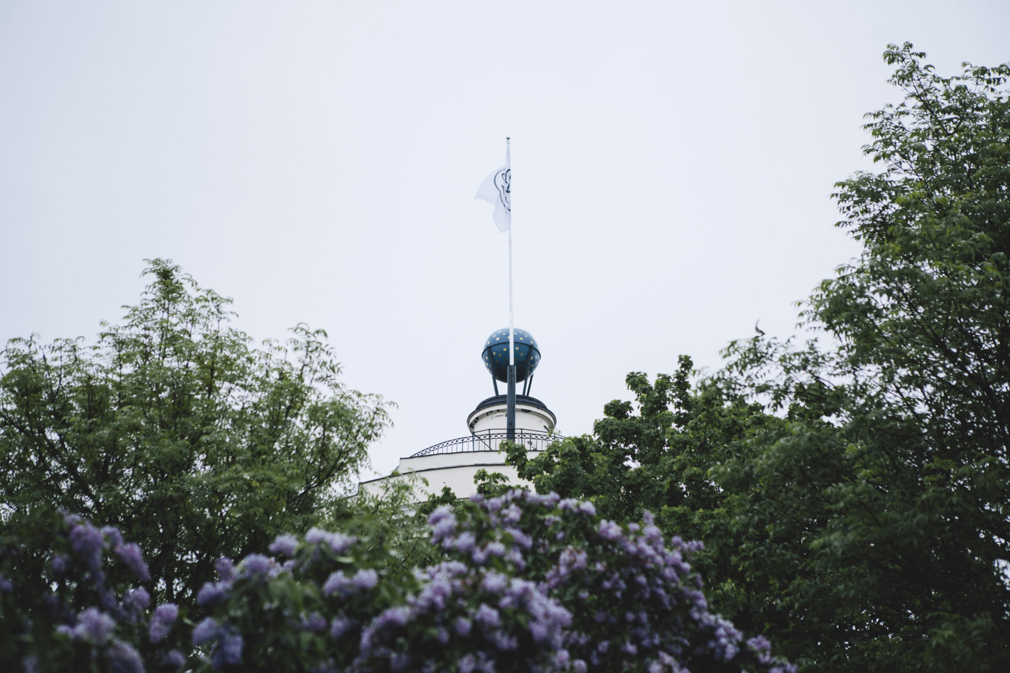 Byggnaden på Observatoriebacken.