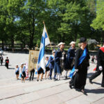 Åbo Akademi University doctoral conferral ceremony 2018, procession to Turku Cathedral.