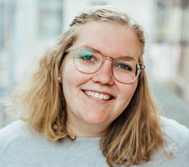 Ina Laakso, mottagare av Ralf Törngren-priset 2019. Fotograf: Amanda Marina Photography