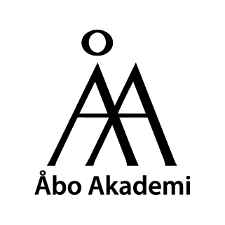 Åbo Akademis svenska logotyp i svart