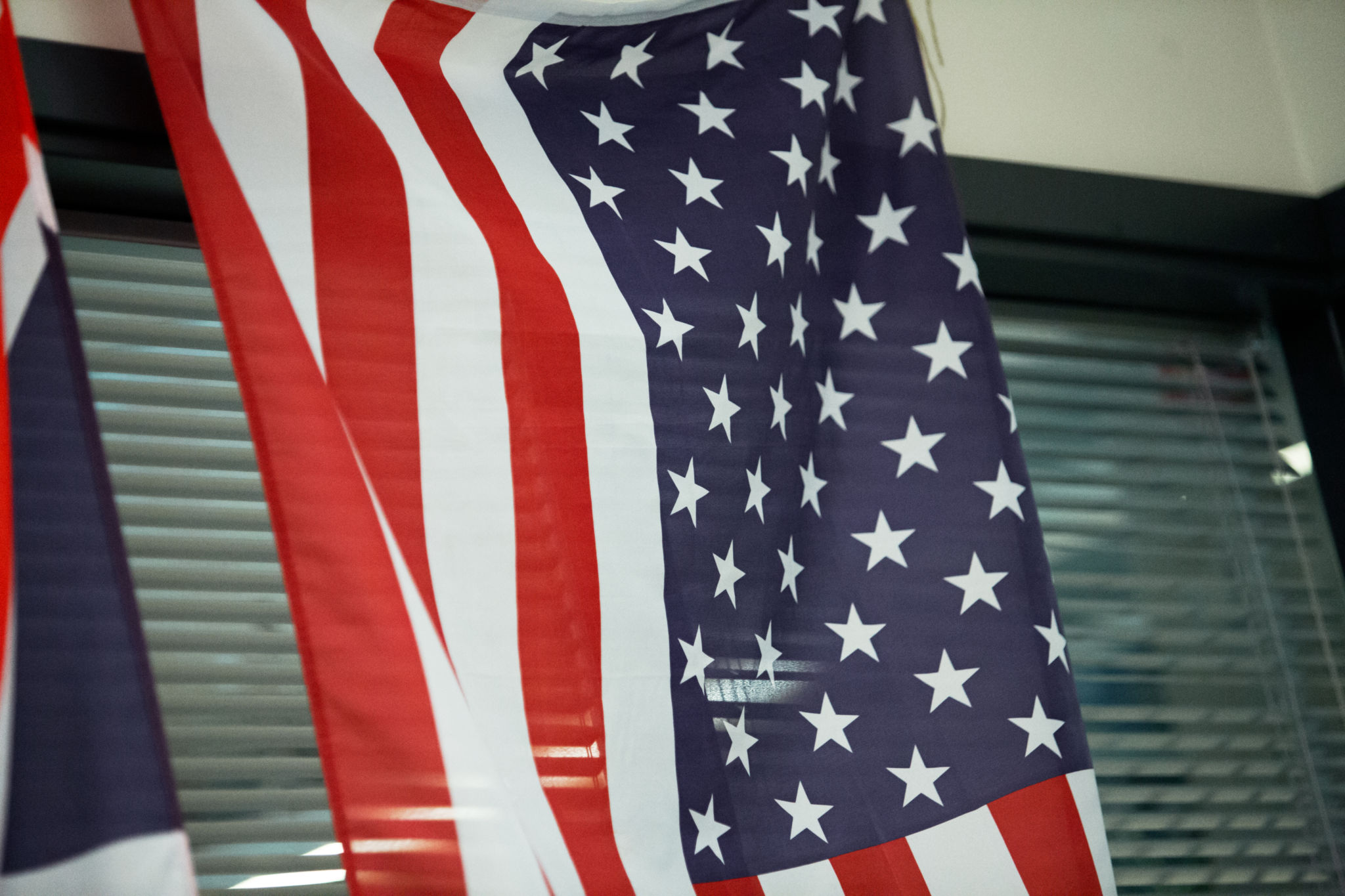 USA:s flagga.
