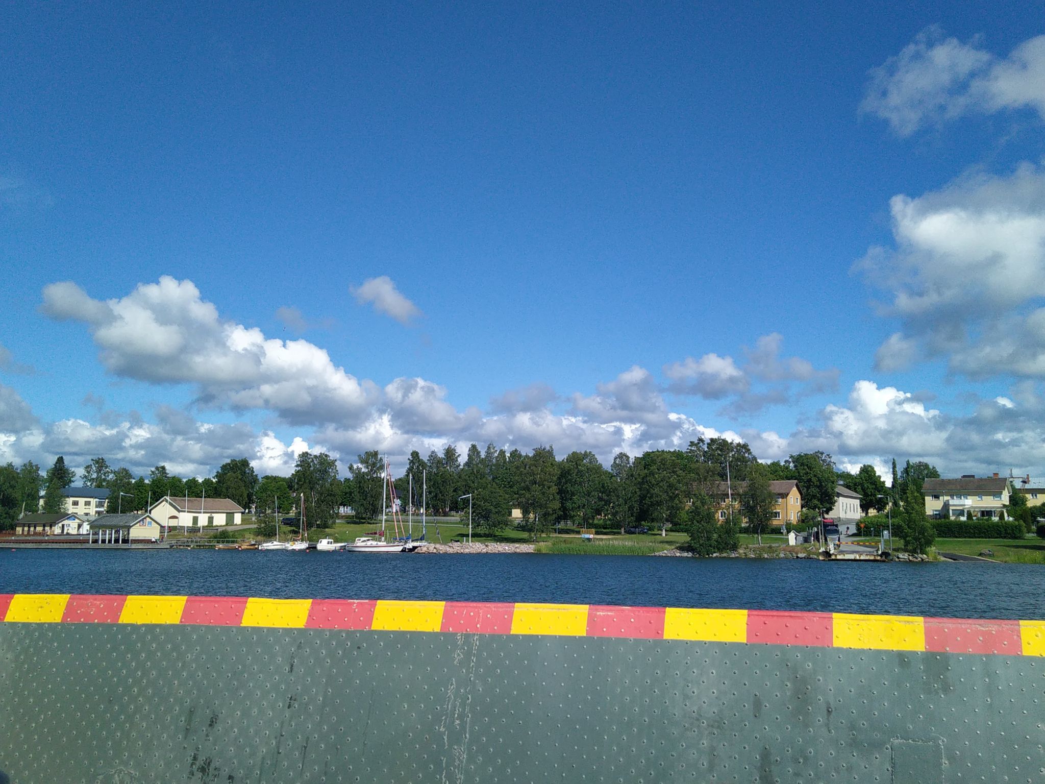 Kaskö sett från havet.