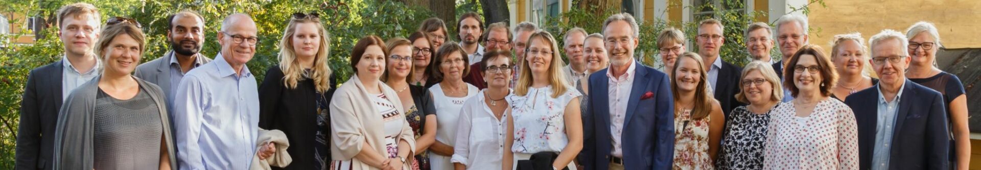 Cellbiologi personalen poserar