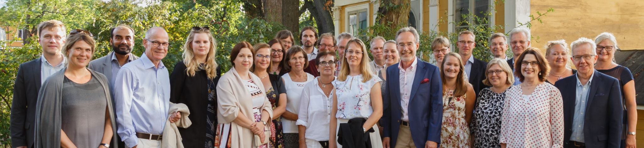 Cellbiologi personalen poserar