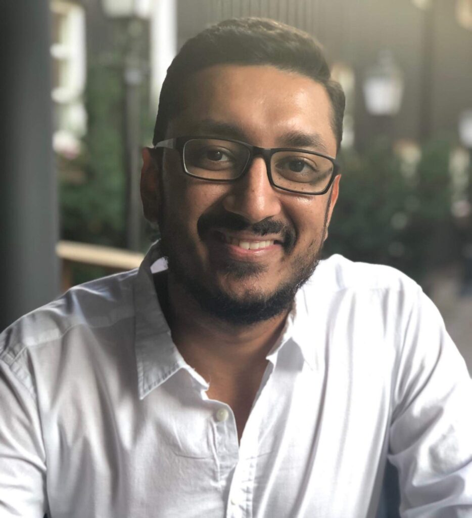 Porträtt av Nitin Agrawal