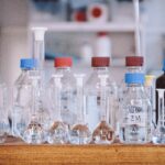 Laboratorieutrustning, kolvar.