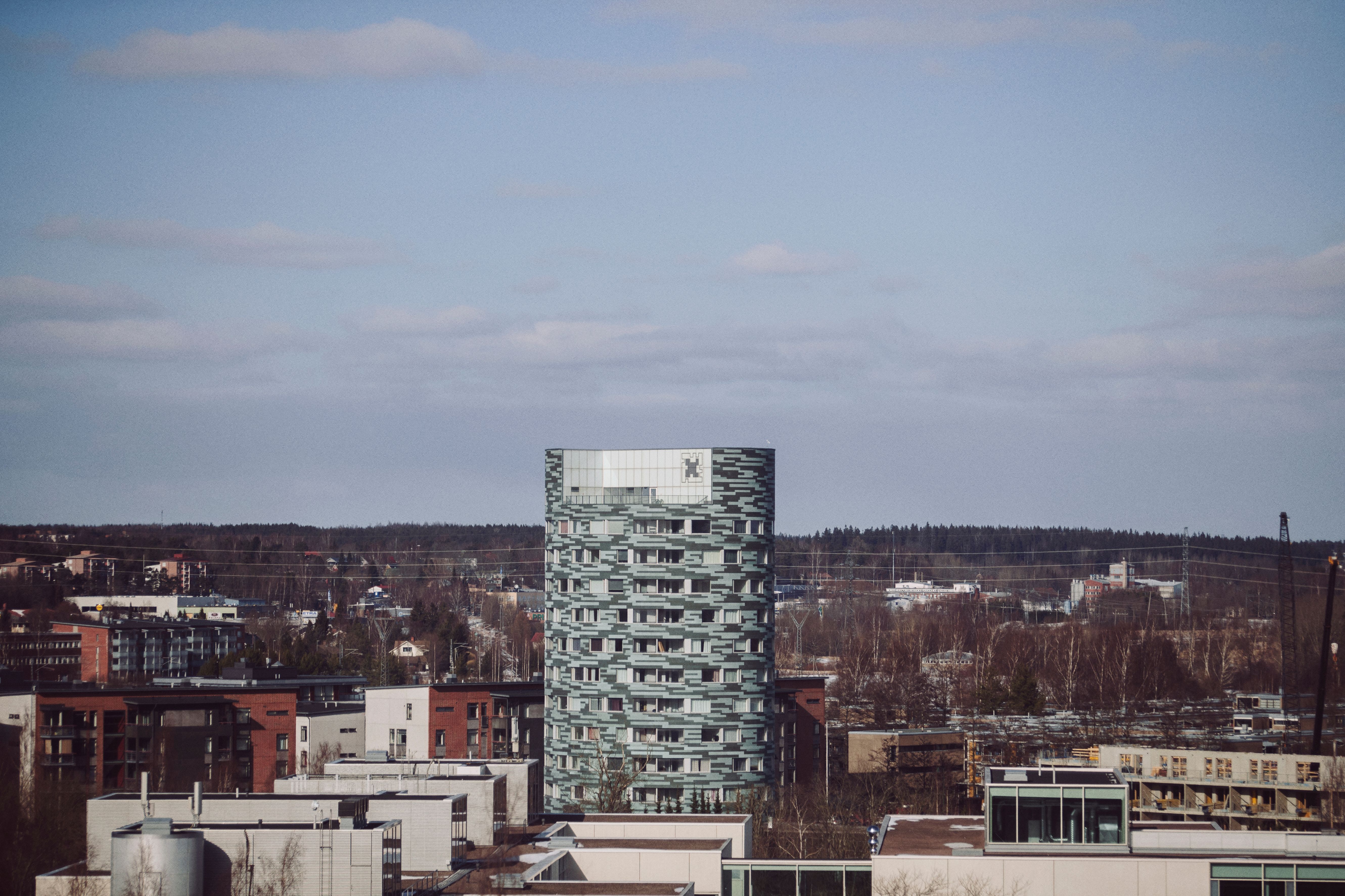 Ikituuri, utsikt över studentbyn.