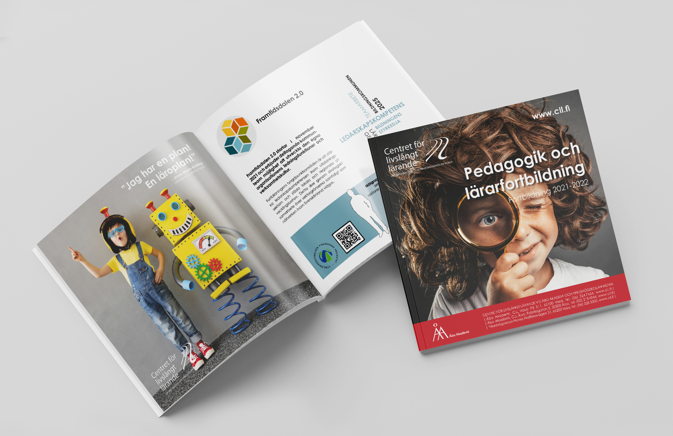 Bild på fortbildningskatalogen.