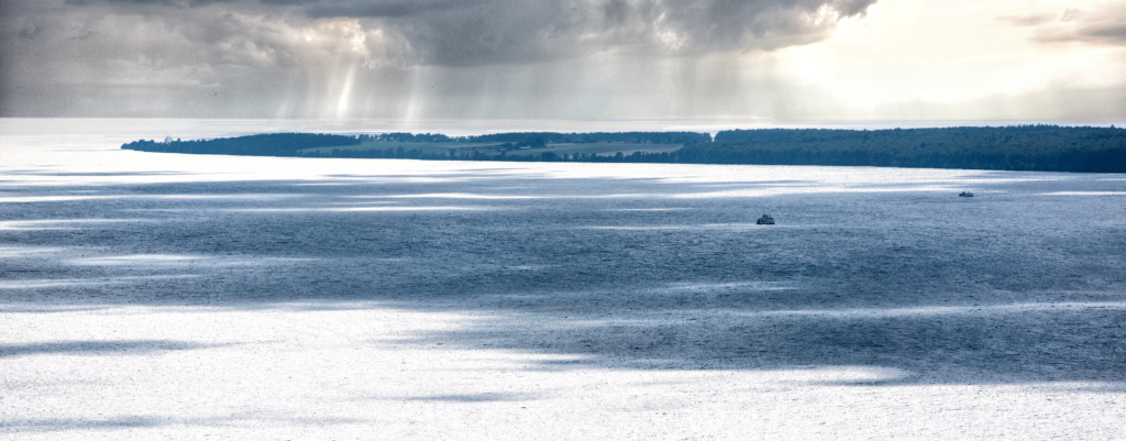 View over Visingsö.