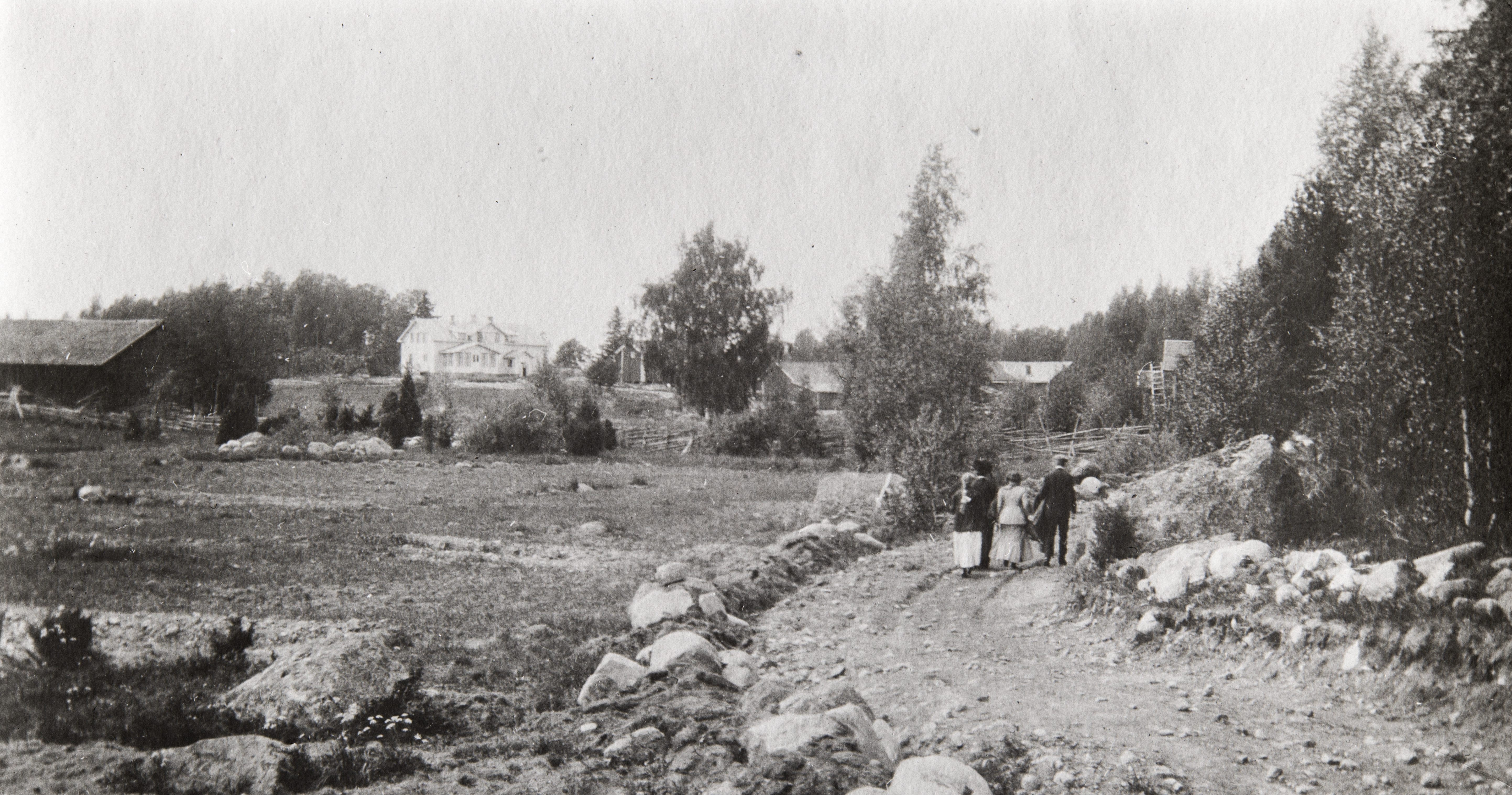 Området kring Svinöbyn på 1910-talet.