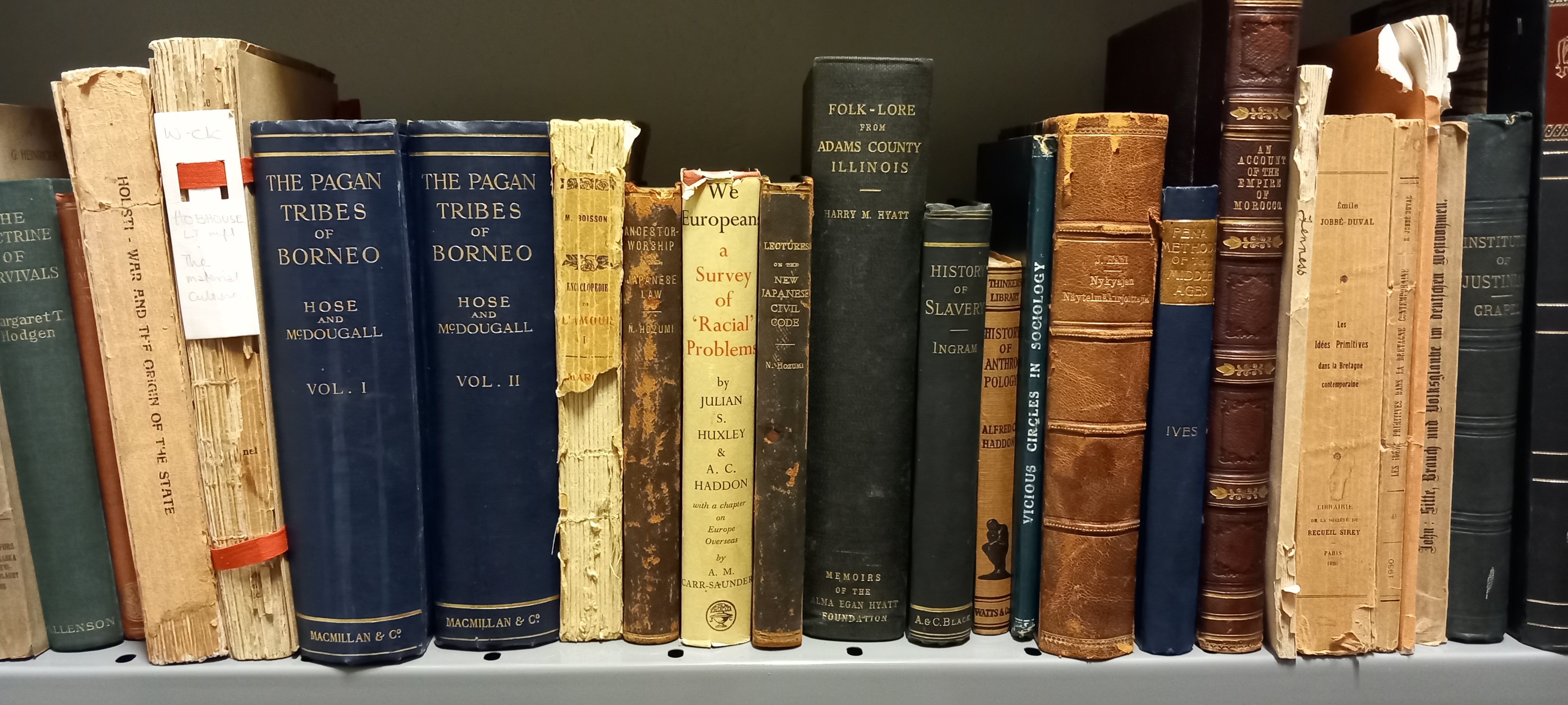 Edvard Westermarcks böcker.