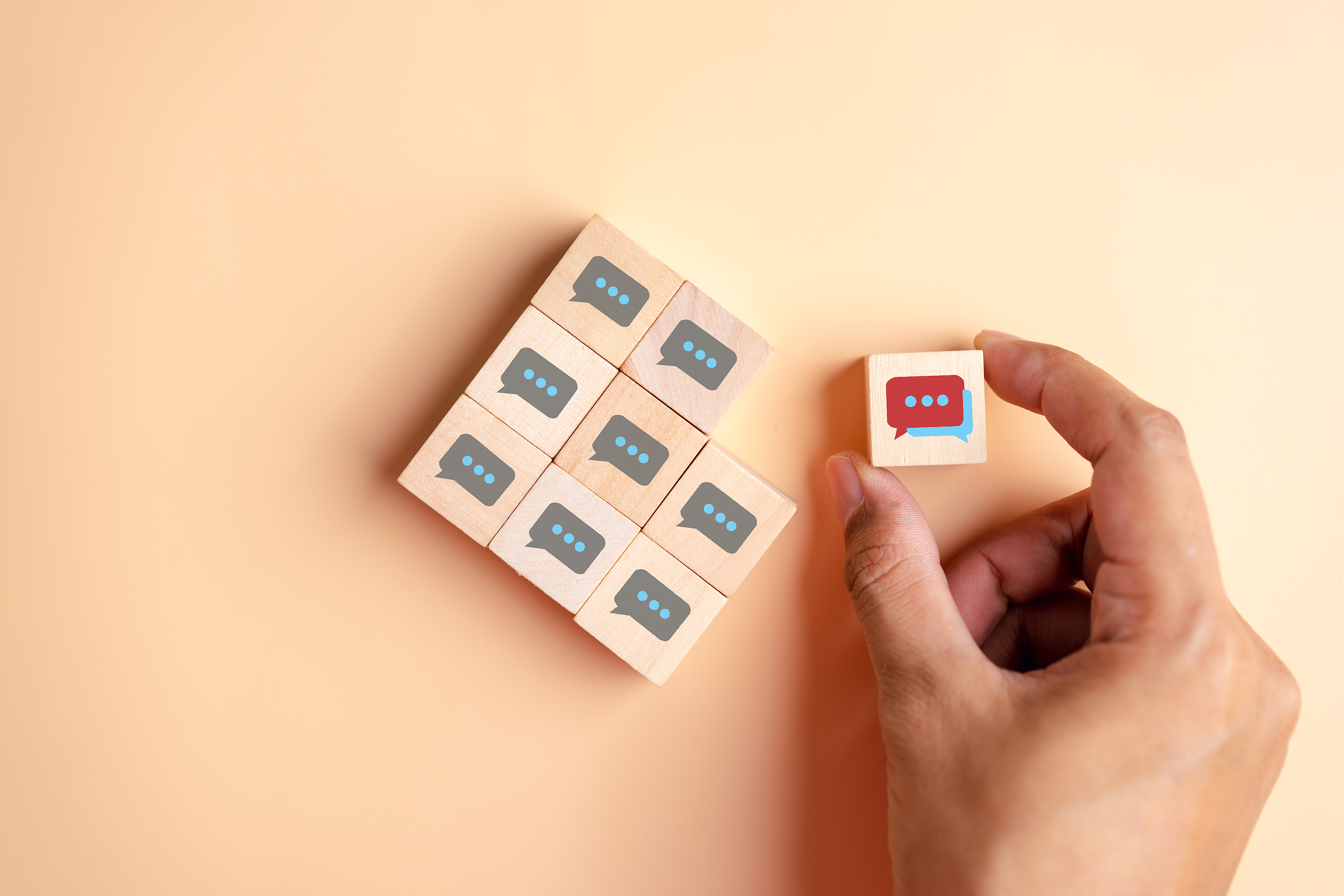 Idea discussion Thinking outside the box. Excluding radical or unacceptable thoughts or speeches. ideas different from others the mainstream thoughts. Different vision and perspective concept.