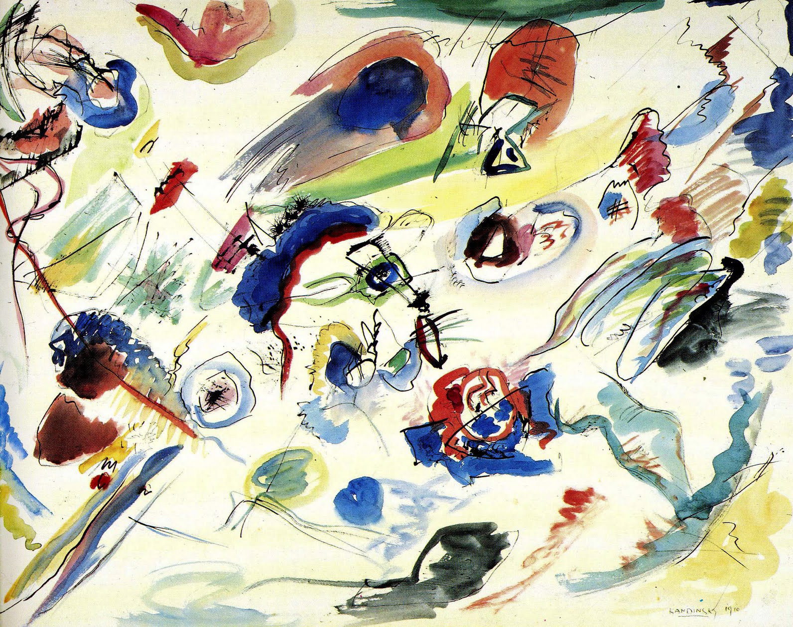 abstract watercolor kandinskij