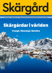 Tidskriften Skärgårds paradsida med en vintrig vy från Norge.