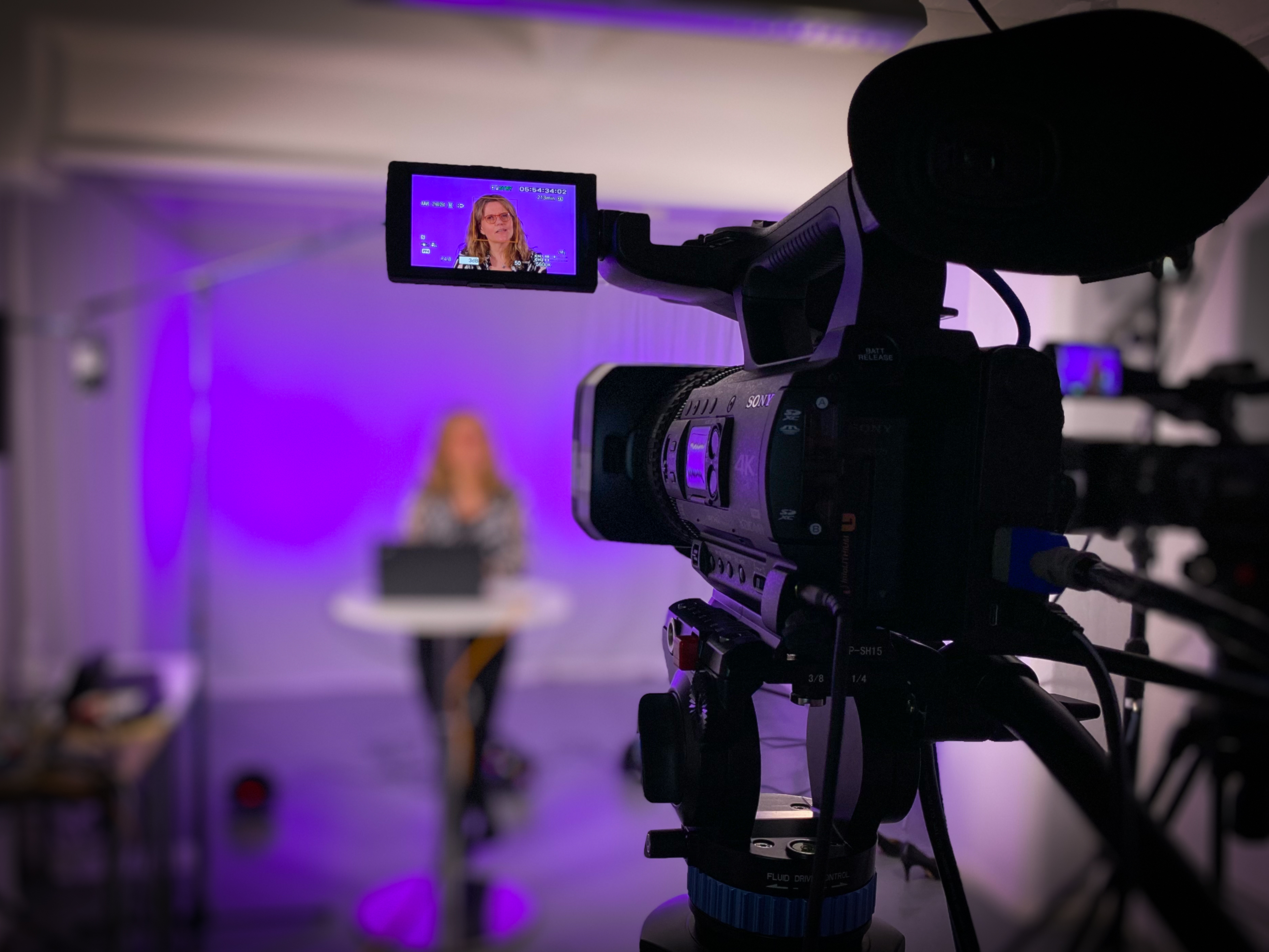 ProDigiLead inspelning av föreläsare.