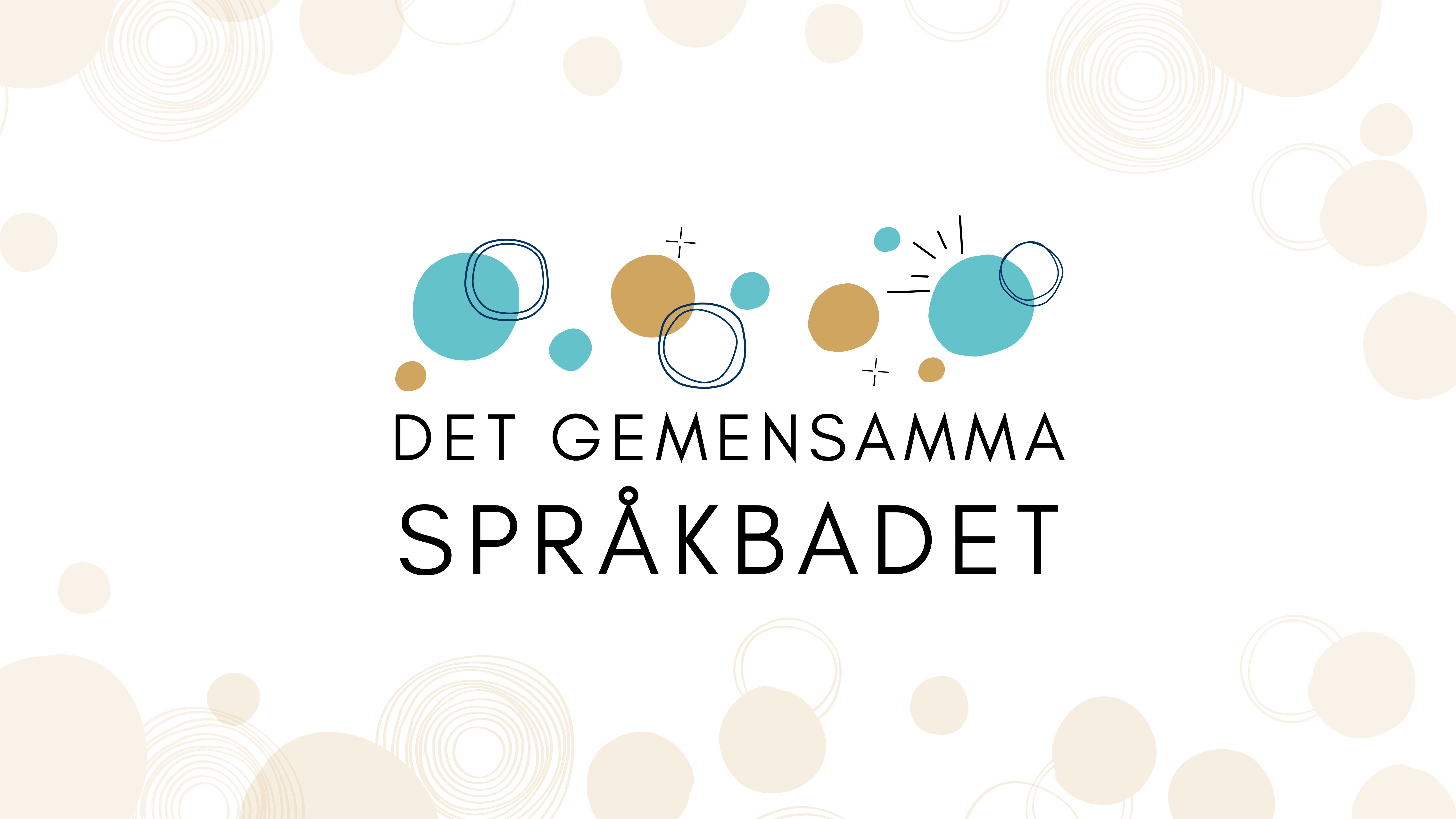 Illustration till projektet Det gemensamma språkbadet vit bakgrund