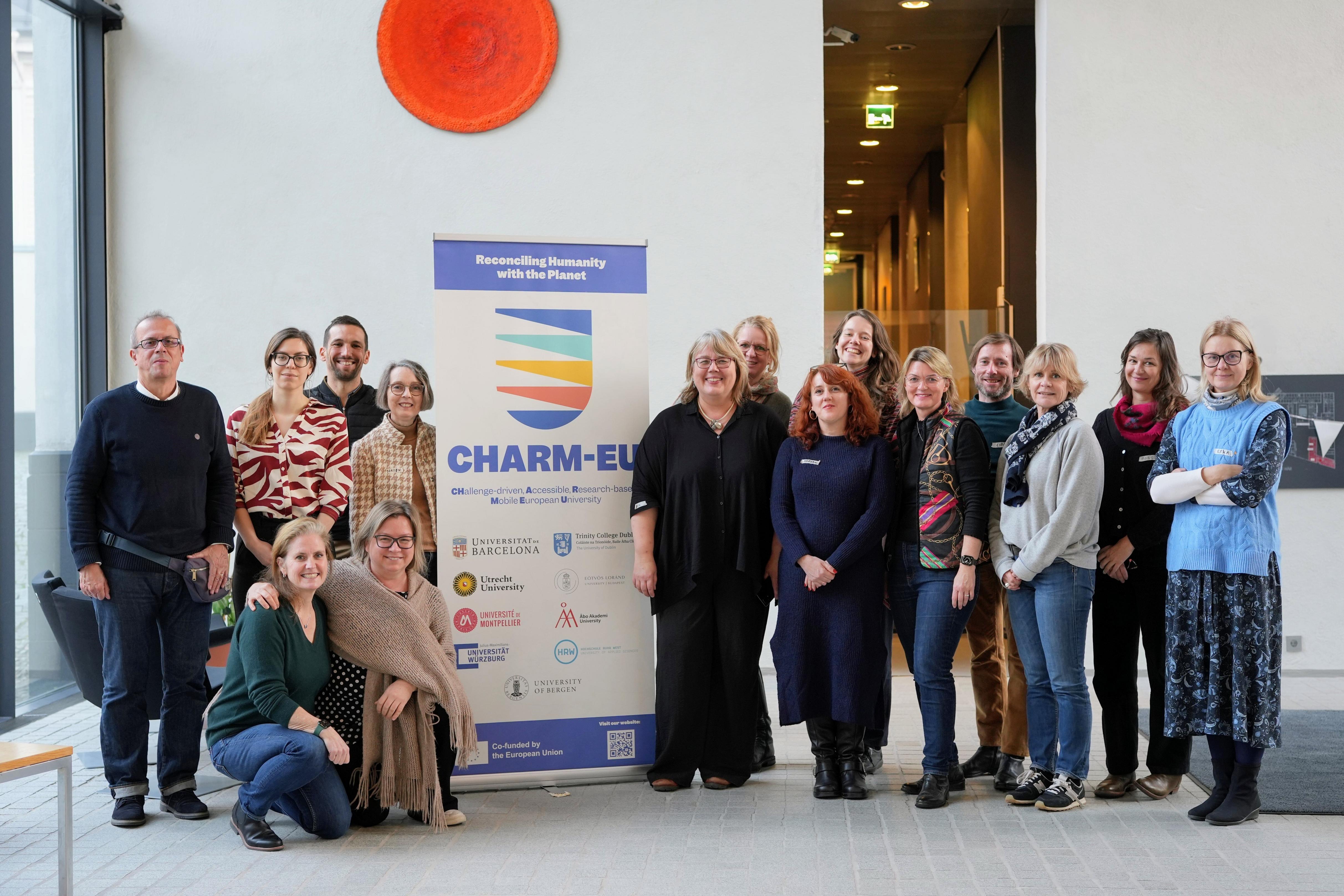 Deltagare i Charm-EU-träffen i Åbo.