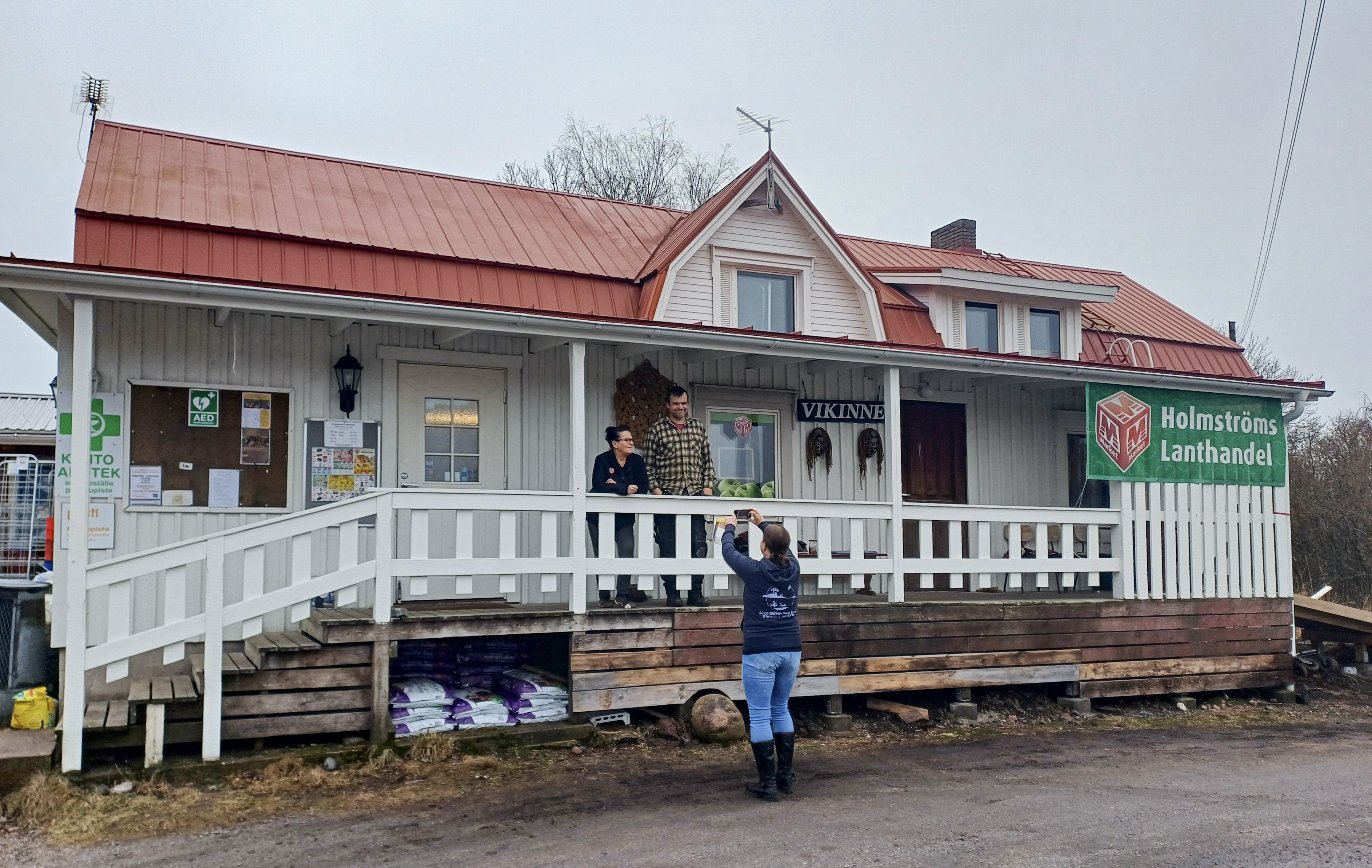 Holmströms Lanthandel i Hitis.
