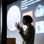 Astronom och forskare Rubina Kotak lokaliserade planeten Mars i galaxen och hela solsystemet under sessionen ”Mars Frequencies” under Aboagora 2024.