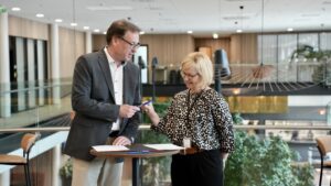 Mats Sundell och Gunilla Widén.