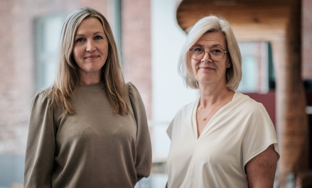 Jessica Aspfors och Kicki Häggblom