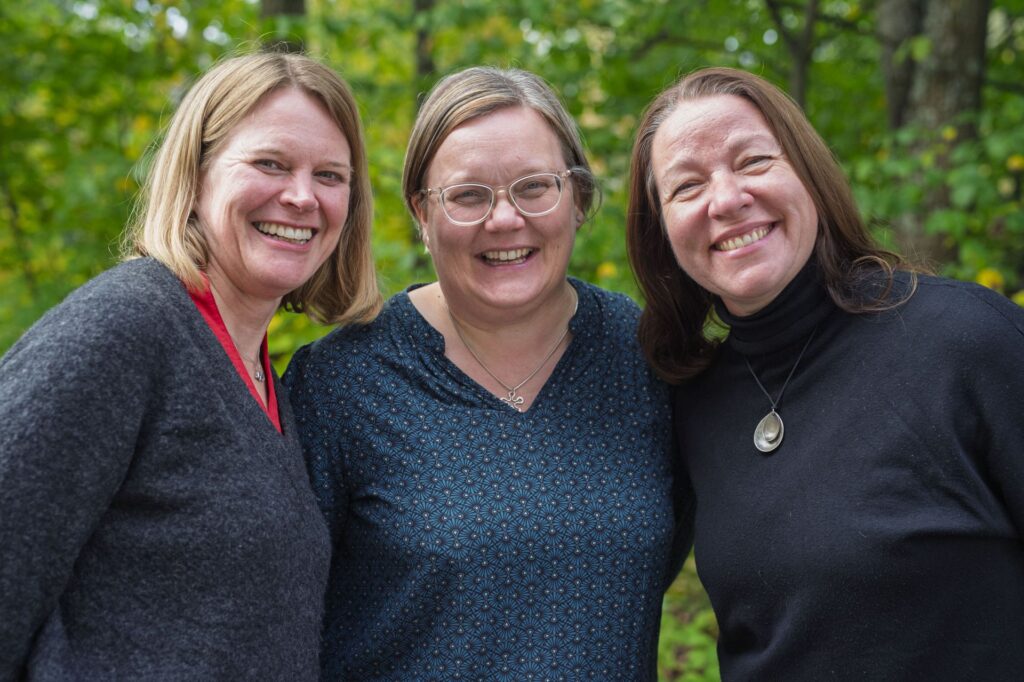 Cecilia Lundberg, Mia Henriksson, Pia Prost. 