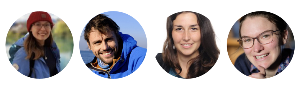 Lucinda Kraufvelin, Chrisitan Pansch, Sarah Rühmkorff och Gianna Hattich.