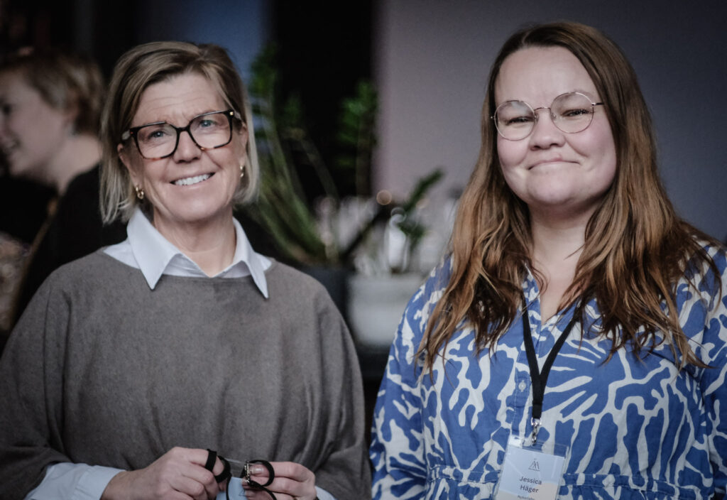 Teresia Tötterman-Engström och Jessica Häger.