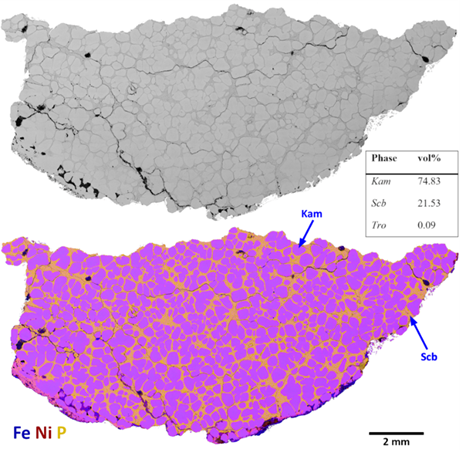 Elektronmikroskopbild av Löpönvaara