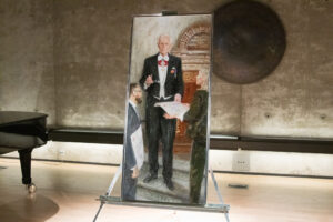 Porträtt på Carl G. Gahmberg