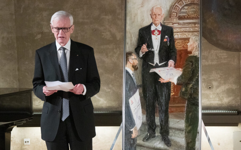 Porträtt på Carl G. Gahmberg