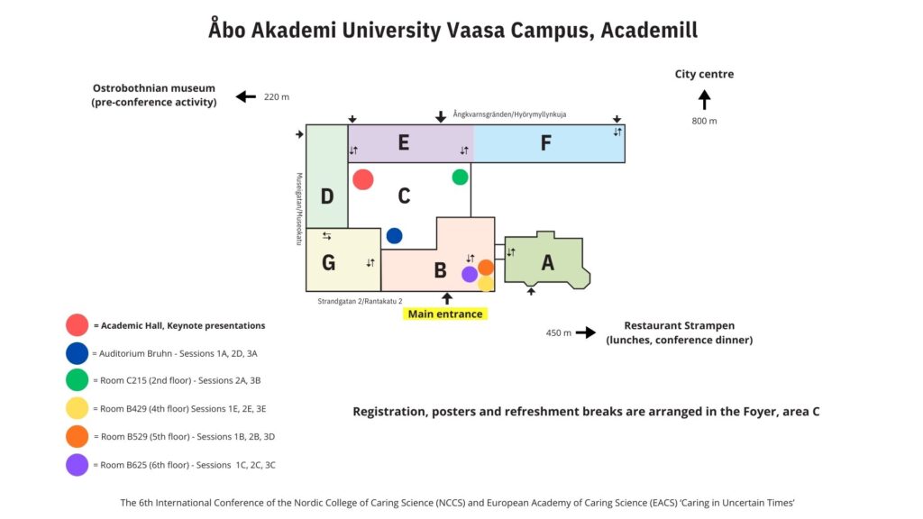 Map of Campus Academill 
