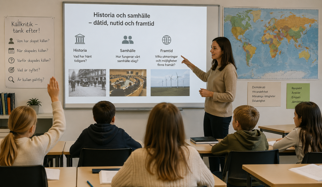 Historie- och samhällsläraundervisning i årskurserna 4–6