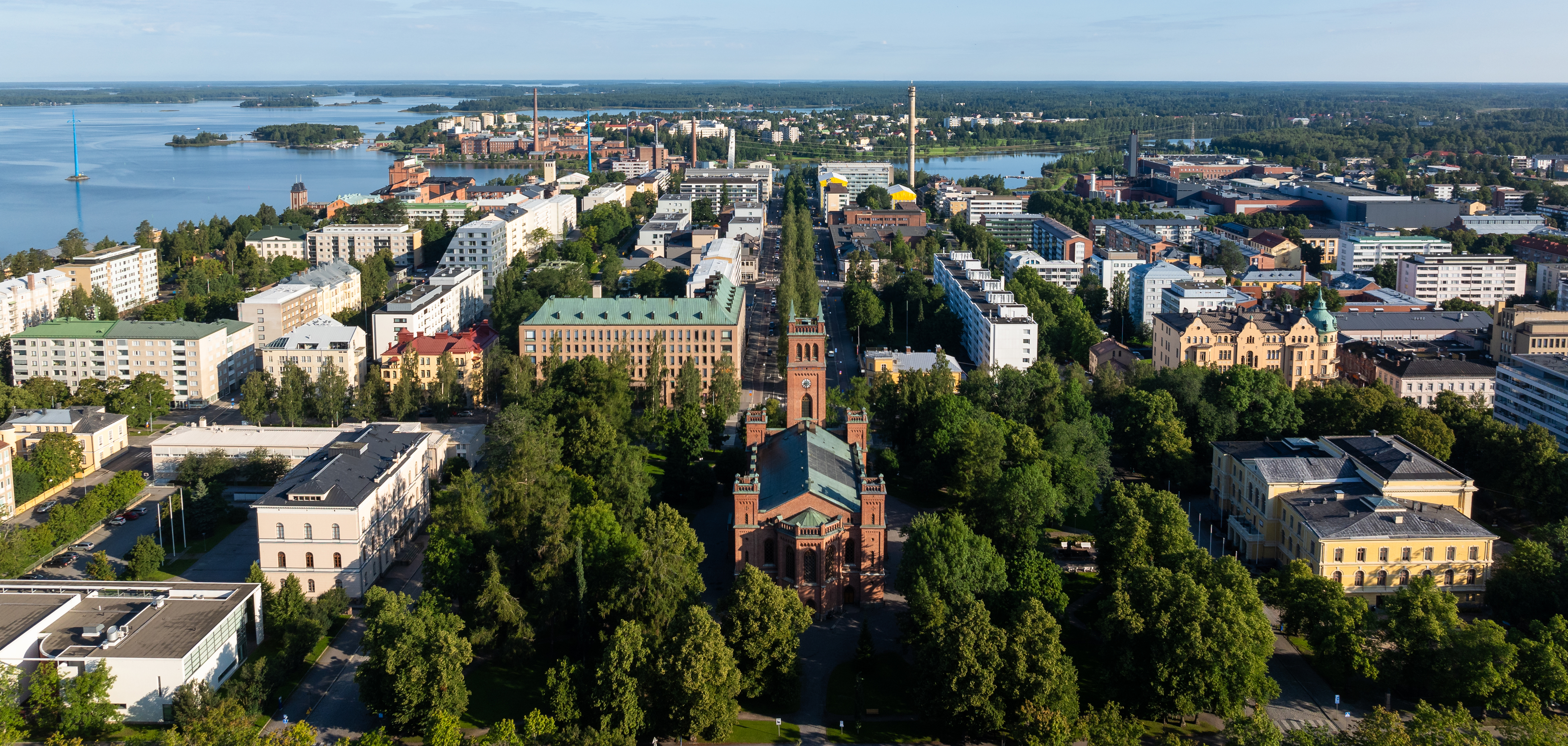 Visit Vaasa vy över Vasa stad