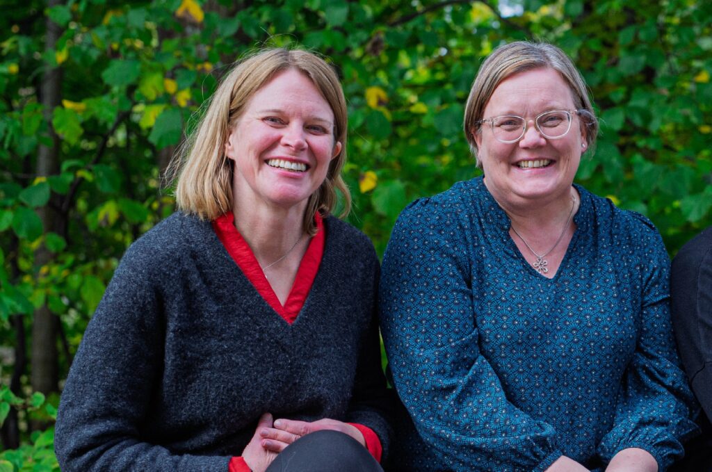 Cecilia Lundberg och Mia Henriksson.